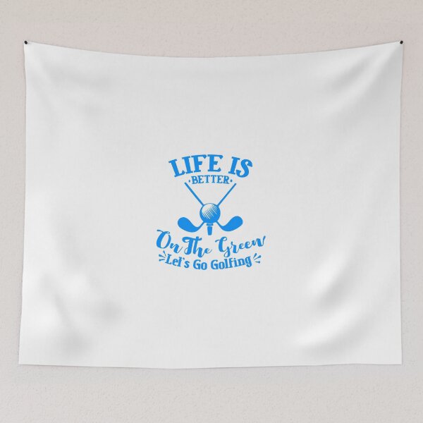 Item preview, Life Is Better On The Green Let's Go Golfing Quote designed and sold by Open Canvas.