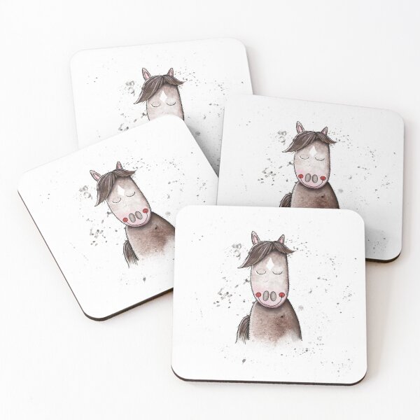 Item preview, Cute Horse Illustration - Messy designed and sold by Rory's Cards :) .