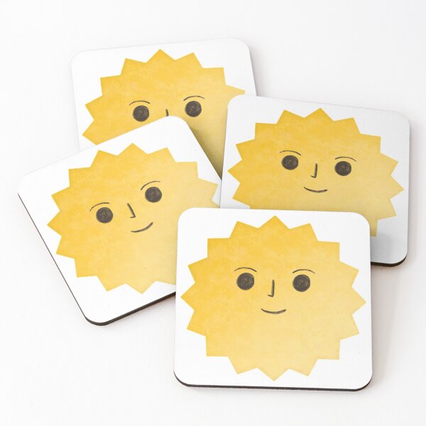 Item preview, Happy Sun Yellow Hand drawn Smiling Gradient designed and sold by Georgia Hamilton.