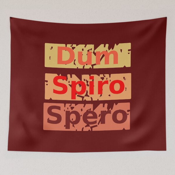 Item preview, Dum Spiro Spero Dum Spero Vivo - Latin While I Breathe, I Hope designed and sold by Digitalme Designs.