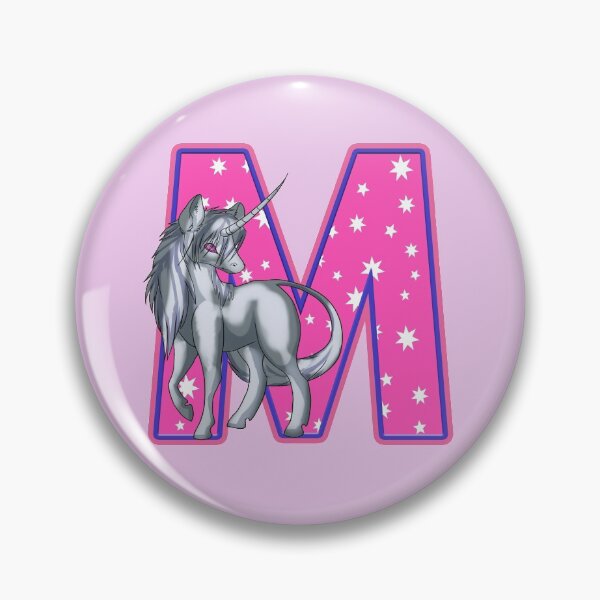 Item preview, Unicorn Letter M designed and sold by MoonsmileProd.