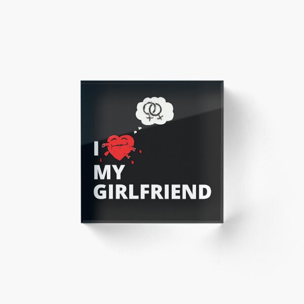 Item preview, i love my girlfriend - love, quotes, life, funny t-shirt designed and sold by ad-clothing.