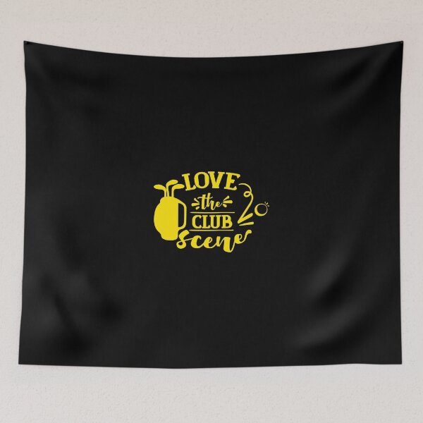 Item preview, Love The Club Scene Golf Quote designed and sold by Open Canvas.