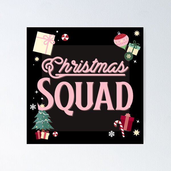 Artikelvorschau, Christmas Squad Passendes Familien-Weihnachtsdesign entworfen und verkauft von Paula Helit.