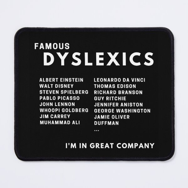 Item preview, Famous dyslexia designed and sold by Tee-Star.
