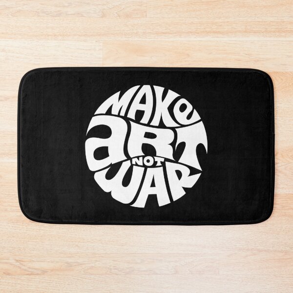 Item preview, Make Art Not War - WHITE designed and sold by DarkSunglasses.