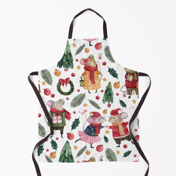 Item preview, Adorably Cute Christmas Dancing Mice, with Christmas Decorations designed and sold by Jaydee001.
