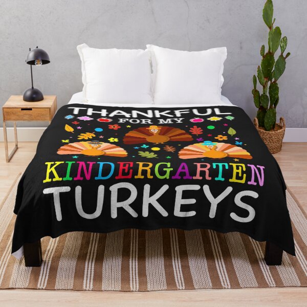 Item preview, Thankful For My Kindergarten Turkeys Teacher Thanksgiving  designed and sold by minadebbieark.