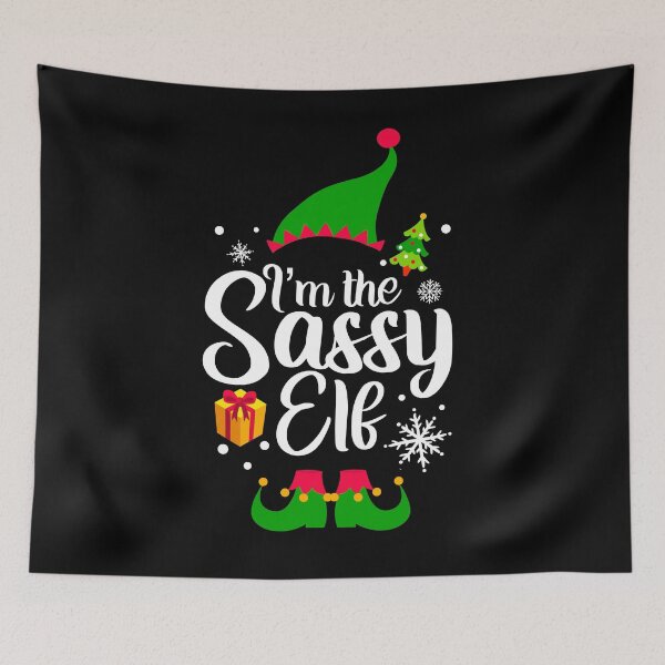 Item preview, Im The Sassy Elf Matching Family Group Christmas Party Pajamas designed and sold by Mixture-DESIGN.