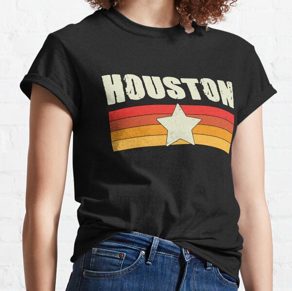 STROS BEFORE HOES Houston Baseball throwback Astro shirt-TH – TEEHELEN