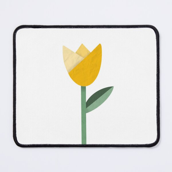 Item preview, Yellow Origami Tulip Textured Flower designed and sold by Georgia Hamilton.