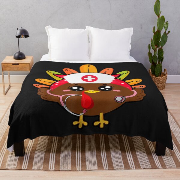 Item preview, Thanksgiving Nurse Scrub Tops For Women Cute Turkey Nurse designed and sold by minadebbieark.