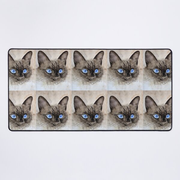 Item preview, Siamese cat designed and sold by joelle Guillaume.