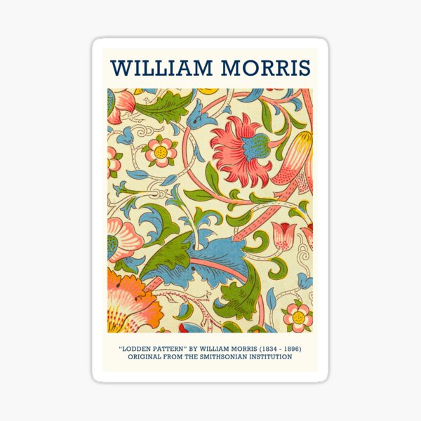 Artikel-Vorschau von WILLIAM MORRIS HD - Lodden pattern (1884) by William Morris Pink Art Print, designt und verkauft von gologodesigns.