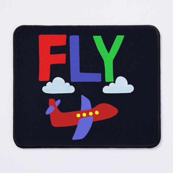 Item preview, Fly with Airplane / Aeroplane in Primary Bright Bold Colors designed and sold by madtoyman.