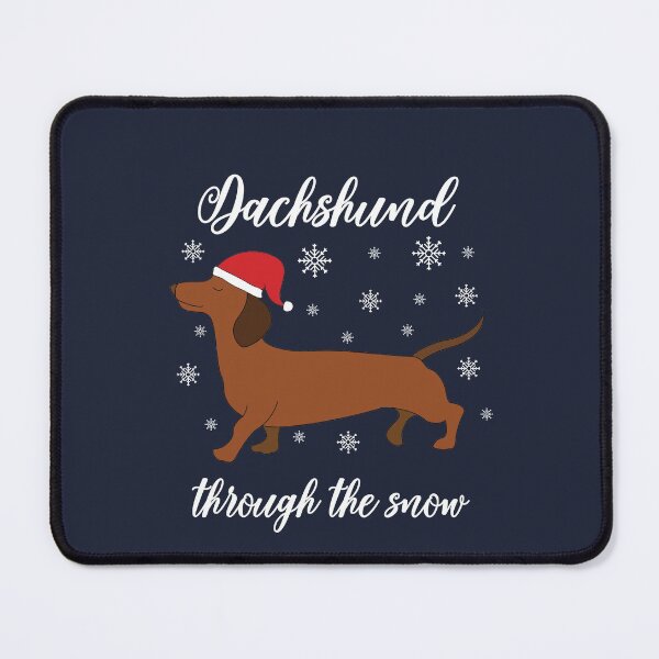 Item preview, Dachshund through the snow designed and sold by TheGiftHub.