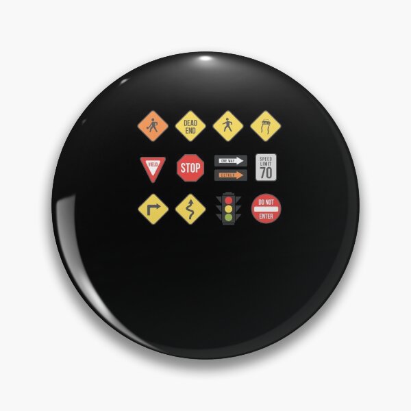 Item preview, Traffic Signs Driving School Road Sign designed and sold by ornamio.