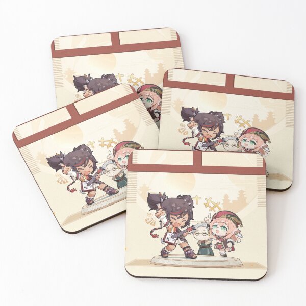 Item preview, Xinyan and Yanfei - Genshin Impact designed and sold by Aka-Hanako.