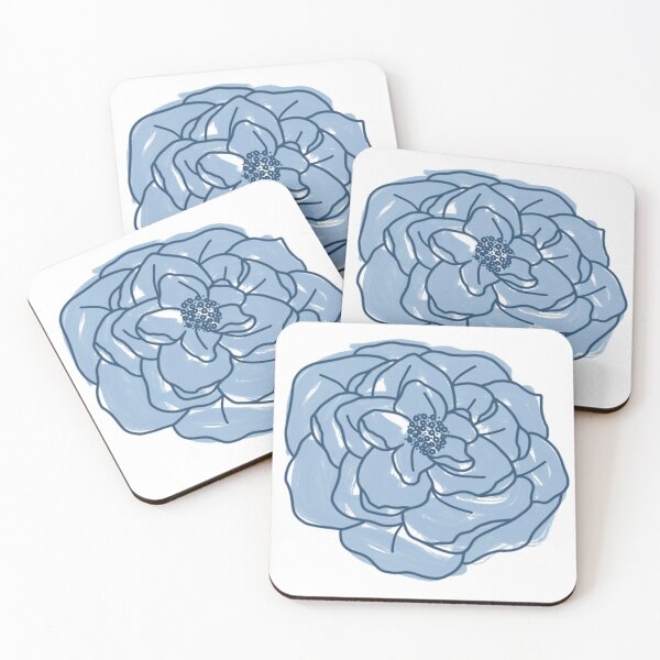 Item preview, Blue Abstract Flower designed and sold by Georgia Hamilton.