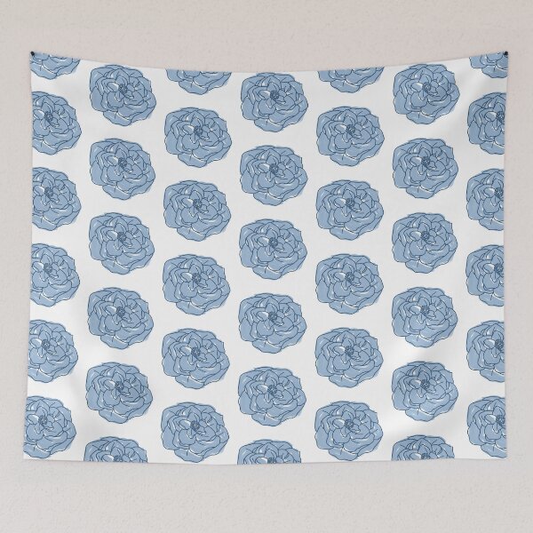 Item preview, Blue Abstract Flower designed and sold by Georgia Hamilton.