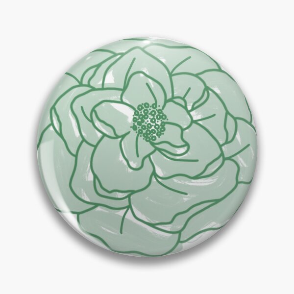 Item preview, Green Abstract Flower designed and sold by Georgia Hamilton.