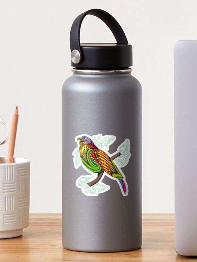 Thumbnail 1 of 3, Sticker, The Bird Of Fortune designed and sold by Vk91art.
