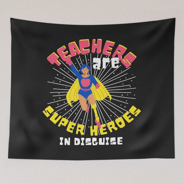 Item preview, Teachers Are Super Heroes In Disguise Funny Teacher designed and sold by minadebbieark.