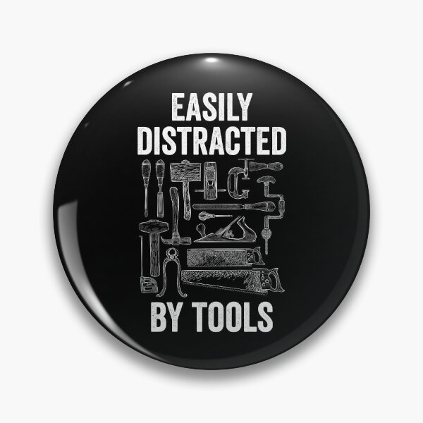 Item preview, Easily Distracted By Tools designed and sold by kudostees.