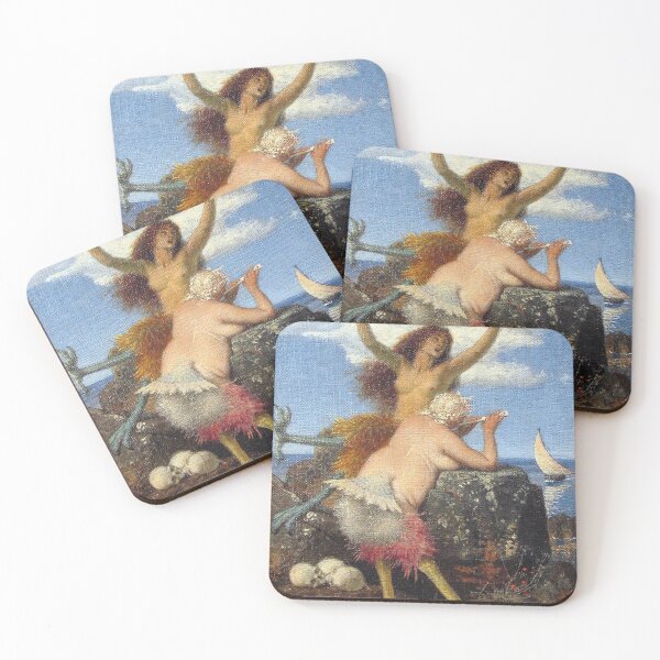 Artikelvorschau, Sirenen Sirens - Arnold Böcklin entworfen und verkauft von Vintage Designs +.