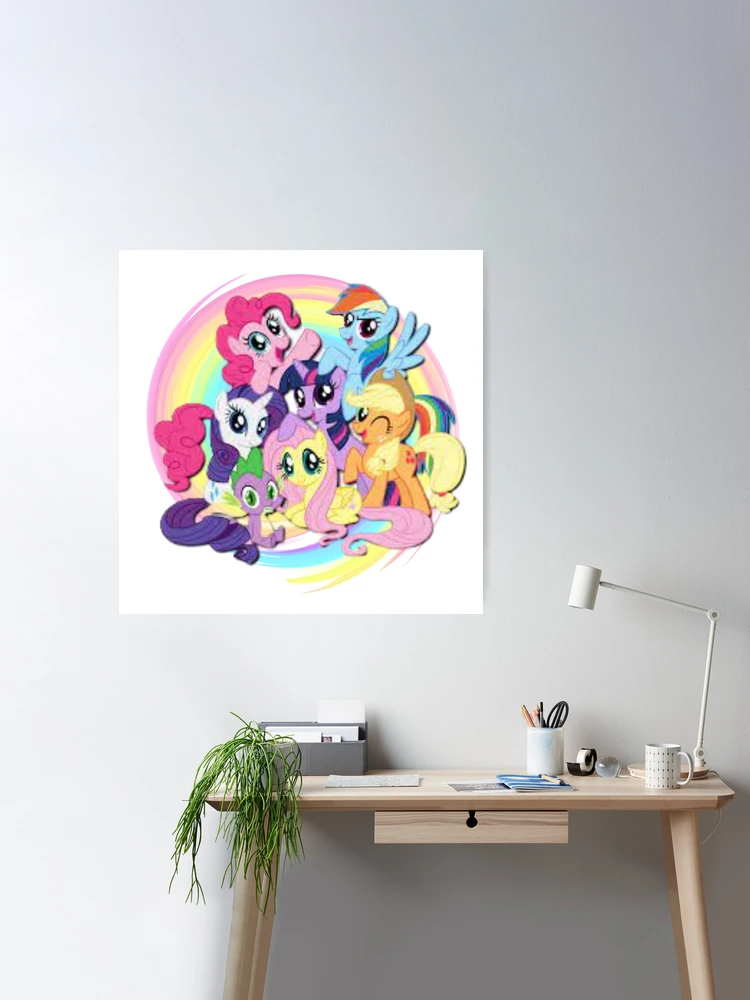 My Little Pony Characters Wall Decals With Glitter – US Wall Decor