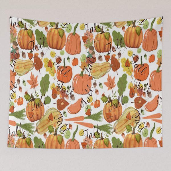 Item preview, Pumpkin Fall Design, Plaid and all things pumpkin Thanksgiving ,Thankful Grateful Blessed, Pumpkin spice and all things nice designed and sold by Adri Barnard.