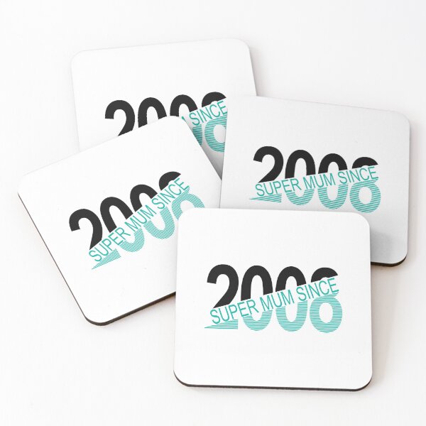 Item preview, Super mum since 2008 designed and sold by FashionHeritage.