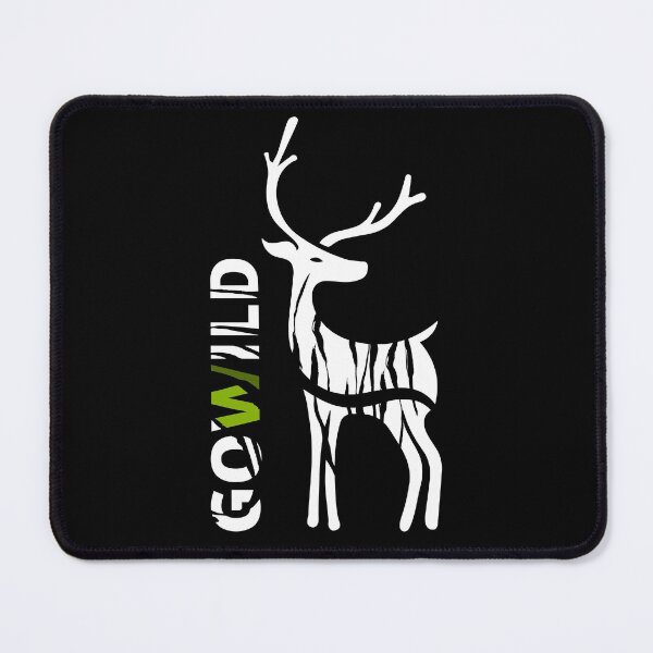 Item preview, GOWILD deer zebra black designed and sold by GOWILDstyle.