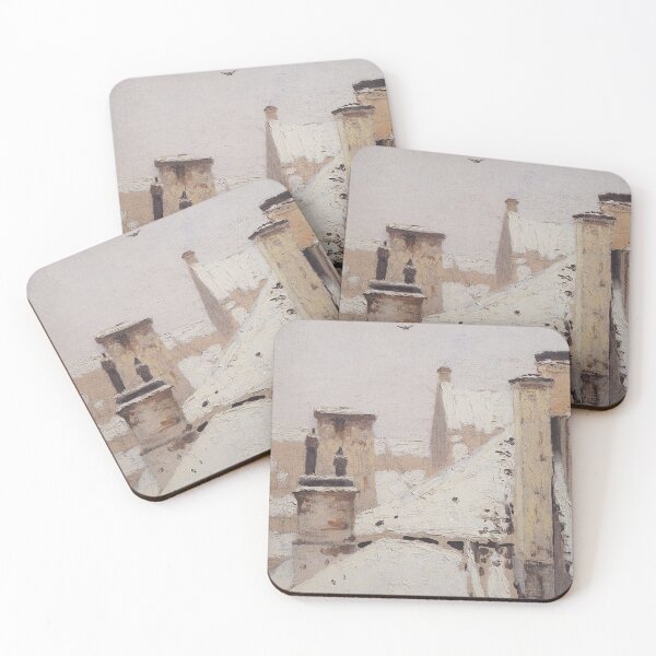 Item preview, Roofs in  Winter - Arkhip Kuindzhi  designed and sold by Vintage Designs +.