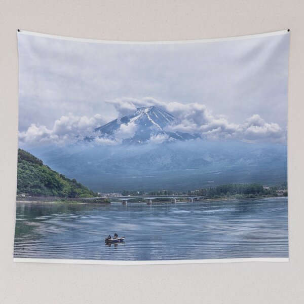 Item preview, Japan mountain volcano-blue lake and nature designed and sold by class01.