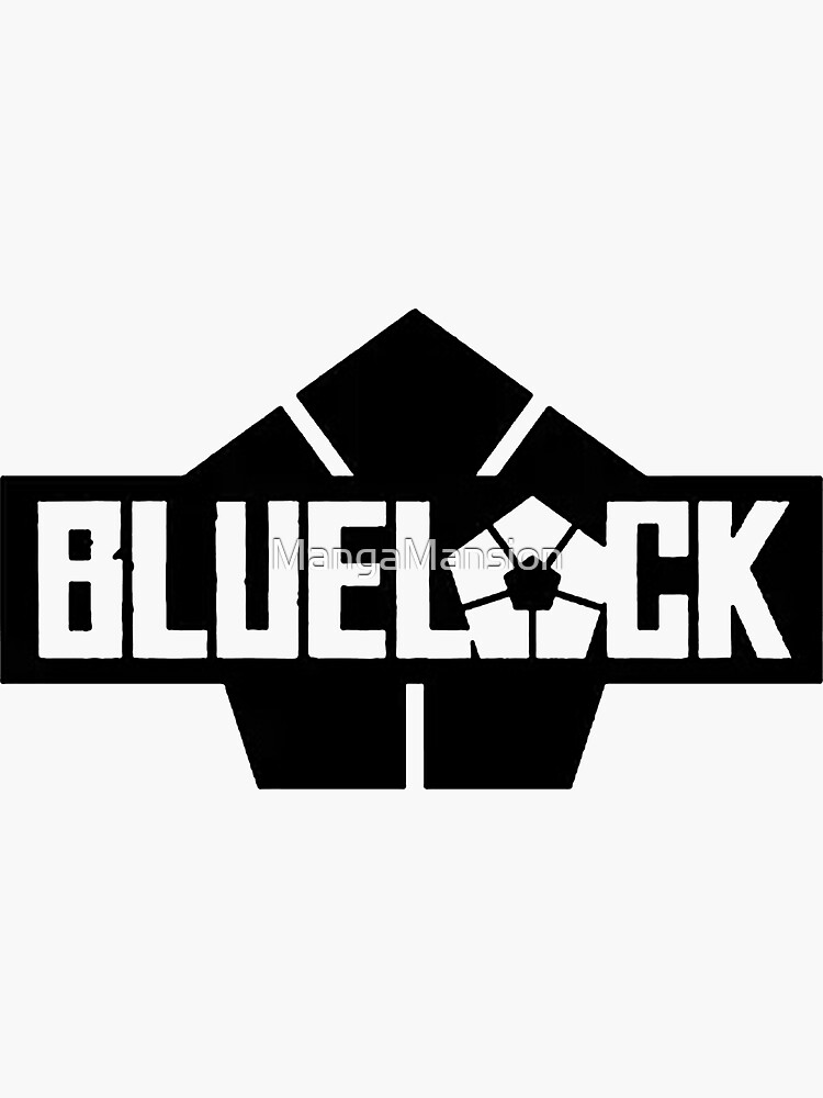 Blue Lock - Black Logo Stickers