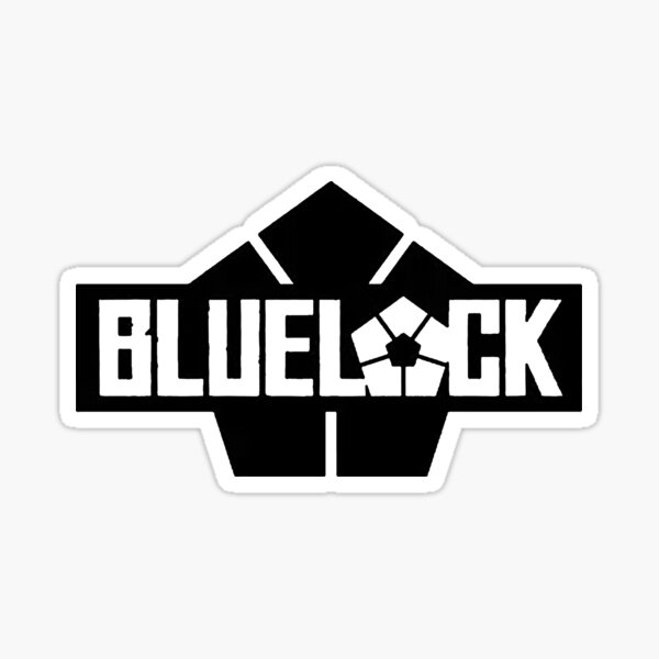 BLUE LOCK - Logo Noir Sticker