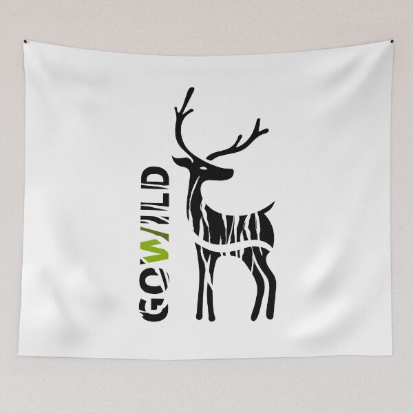 Item preview, GOWILD deer zebra designed and sold by GOWILDstyle.