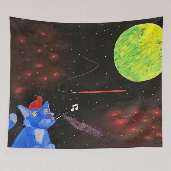 Item preview, Yondu Cat designed and sold by DiscoGypsyFish.