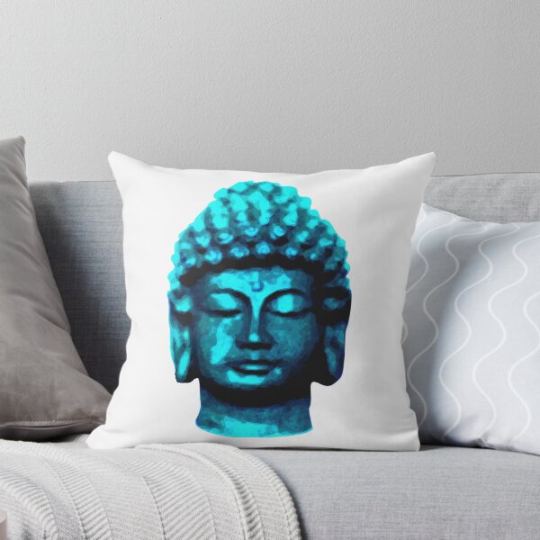 Item preview, Buddha head blue designed and sold by freaks13.