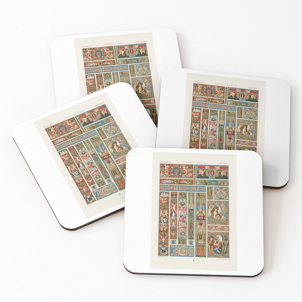 Item preview, Coasters (Set of 4) designed and sold by FrostMintStudio.
