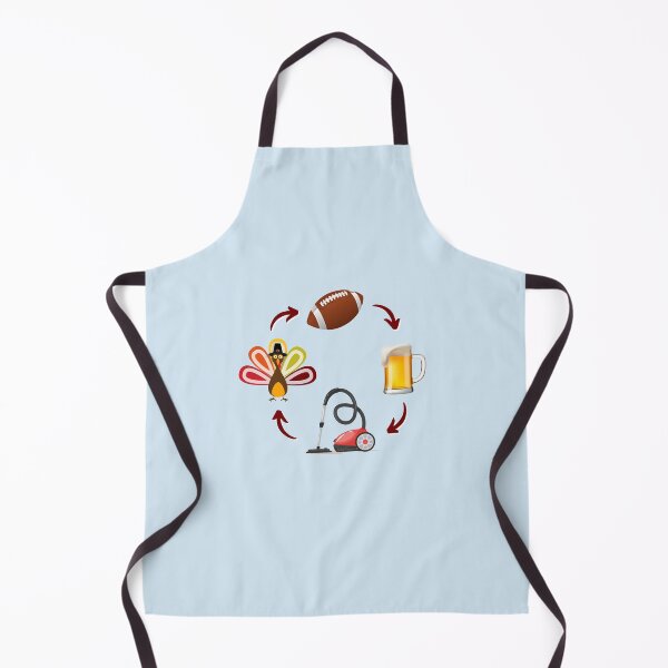 Item preview, Thanksgiving Repeat Novelty Turkey Football Beer Cleaning designed and sold by SavvyCleaner.