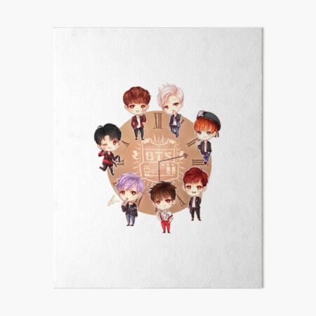 Chibi BTS Art Board Print for Sale by BTS-Merchandise