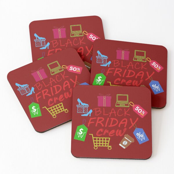 Item preview, Black Friday Crew, Funny Black Friday, shopping quote, Black Friday Shopping designed and sold by DesignHouse07.