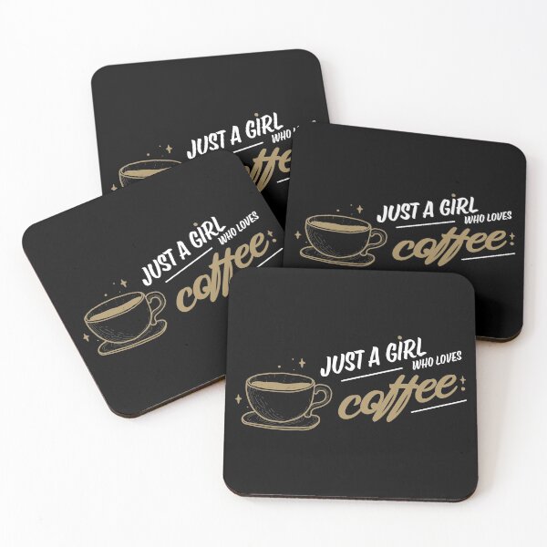 Item preview, Just A Girl Who Loves Coffee - Coffee Slogan  designed and sold by jacnotjac.