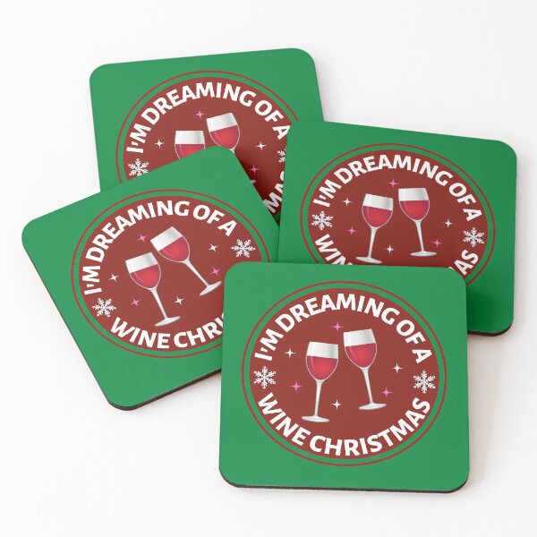 Item preview, Im Dreaming of a Wine Christmas (Red) - Funny Wine Puns - Christmas Gift for Wine Lovers who like alcoholic jokes designed and sold by CaitU.