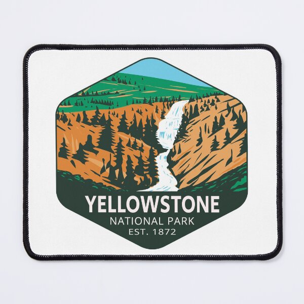 Item preview, Undine Falls in Yellowstone National Park designed and sold by Home-Spirit.