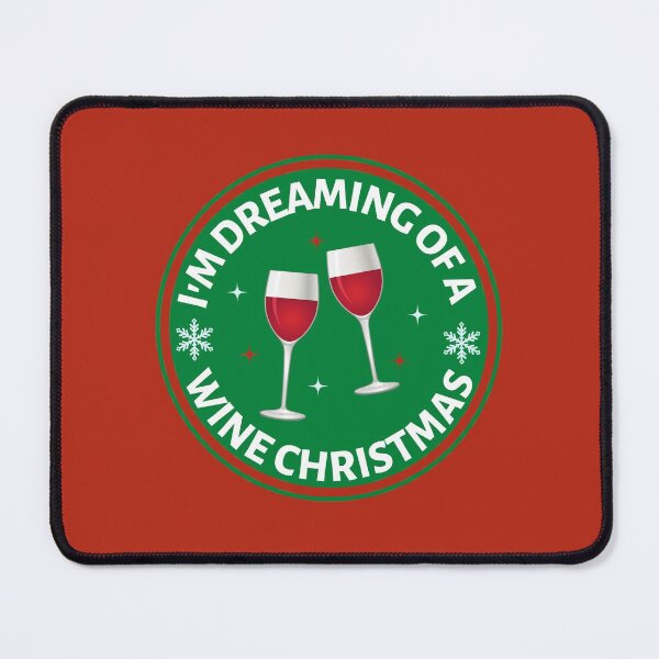 Item preview, Im Dreaming of a Wine Christmas (Green) - Funny Wine Puns - Christmas Gift for Wine Lovers who like alcoholic jokes designed and sold by CaitU.