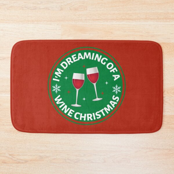 Item preview, Im Dreaming of a Wine Christmas (Green) - Funny Wine Puns - Christmas Gift for Wine Lovers who like alcoholic jokes designed and sold by CaitU.
