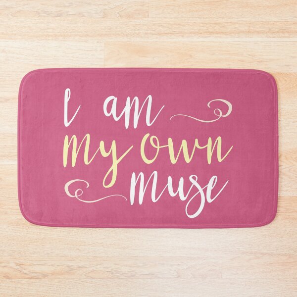 Item preview, I Am My Own Muse Creativity Quote designed and sold by DancingwithInk.